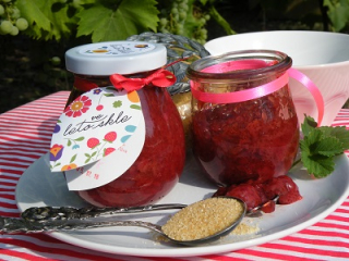 Jahodový extra džem s mátou 250g