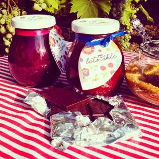 Višňový extra džem s belgickou čokoládou 270g